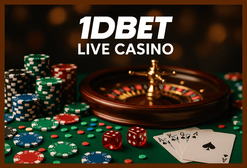 O 1DBET Live Casino lança promoções regularmente