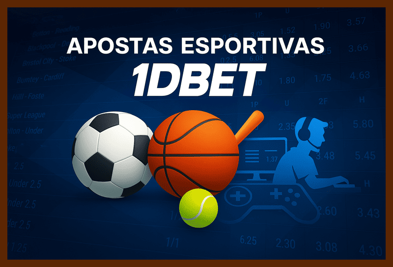 Apostas esportivas no cassino online 1DBET